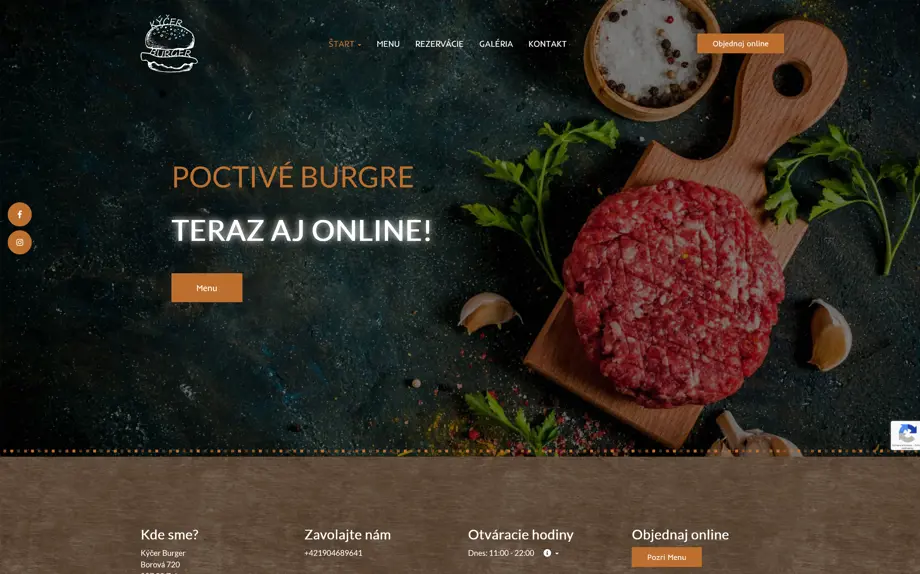 Kýčer burger Zuberec